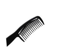 HAPINARY Juego de Herramientas de Peluquería 2 Peines Negros para Cabello Húmedo o Seco Seguros para El Cuero Cabelludo de Fibra de Carbono Diseño Fácil de Usar