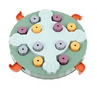 HAPINARY Juguete Educativo para Perros Cachorros Verde, Comedero Lento Extensible de Silicona, Entrenador Interactivo para Búsqueda de Comida y Entretenimiento, Juguete para Mascotas Que