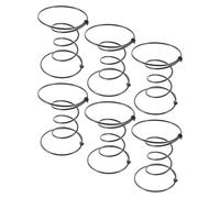 HAPINARY Kit de Reparación 6 Resortes Helicoidales de Acero Negro para Sofá y Asiento de Mecedora, Diseño Doble Cono y Diámetro de Alambre 3.53mm, Adecuado para Mejorar Comodidad