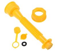 HAPINARY Kit de Repuesto de Boquilla Flexible para Bidón de Aceite con Tapa de Ventilación y Tapones de Junta, Compatible con Tanques de Almacenamiento de Plástico para Recarga