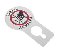 HAPINARY Letrero Colgante de Puerta de PVC Doble Cara para Privacidad Reversible y Señal No Molestar para Hotel Oficina y Hogar