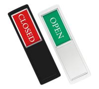 HAPINARY Letrero Indicador de Estado para Baño y Aseo, Material Resina Sintética, Función Antidesgaste, Pack de 2 Piezas, Adecuado para Uso en Inodoros y Baños