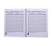 HAPINARY Libro De Contabilidad De Tapa Dura Carpeta Para Facturas Planificador De Gestión Financiera Libro De Registro Financiero Cuaderno De Finanzas