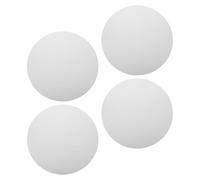 HAPINARY Lienzos de Pintura Redondos Blancos para Principiantes y Artistas, 4 Piezas de 40 Cm, Resistentes a Deformación y Desgaste para Prácticas Artísticas y Decoración