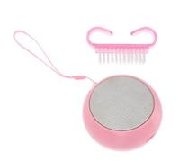 HAPINARY Lima para Pies Doble Cara Rosa, Raspador de Callos y Piel Muerta, Herramienta Exfoliante Práctica para Cuidado Personal en Casa y Salón, Instrumento Compacto para Pedicura