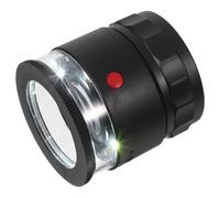 HAPINARY Lupa Joyero Recargable Ajustable con Luz LED y Escala Integrada para Joyería Monedas y Coleccionistas Herramienta de Aumento Portátil