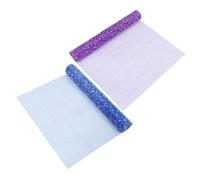 HAPINARY Malla Para Embalaje De Flores 2 Rollos De Gasa Brillante y Resistente Para Diy