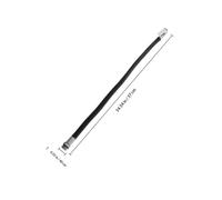 HAPINARY Manguera de Extensión para Inflador de Neumáticos 2 Piezas Manómetro, Caucho Durable para Vehículos Eléctricos y Automóviles Fácil Conexión Portable