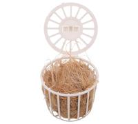 HAPINARY Material para Nidos de Pájaros de Yute Natural Material para Anidación de Canarios y Periquitos y Seguro para Cría y Hábitat Saludable Jaulas