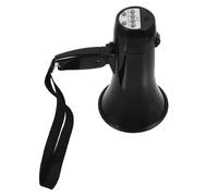 HAPINARY Megáfono de Mano Portátil 25w Negro Altavoz Megáfono de Plástico 240 Segundos de Grabación para Eventos Deportivos Emergencias y Actividades al Aire Libre