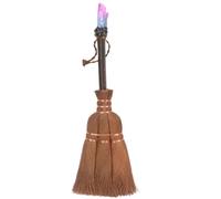 HAPINARY Mini Escoba de Bruja Colgante para Halloween Accesorio Decorativo de Escoba para Jardín Colgante Dije para Pequeña