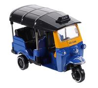 HAPINARY Modelo De Triciclo De Aleación Vintage Azul, Decoración para Sala De Estar y Oficina, Figura Decorativa De Triciclo Antiguo, Accesorio Coleccionable para Amantes del Estilo Retro