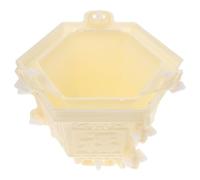 HAPINARY Molde de Maceta de Hormigón Reutilizable de Abs para Jardineras Grandes, Mantiene la Forma y No se Pega, Adecuado para Manualidades y Artesanía