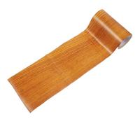 HAPINARY Moldura Adhesiva para Pared 10Cm X 5m Efecto Veta de Madera para Zócalo en Espacios Interiores