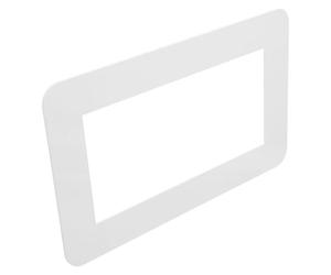 HAPINARY Moldura de interruptor acrílico 173x86 mm con pegatina decorativa y función protectora para enchufes dobles en diferentes diseños de interiores