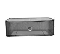 HAPINARY Organizador de Maquillaje Transparente para Cosméticos Joyería y Artículos Pequeños Caja de Almacenamiento Práctica para Escritorio y Encimera