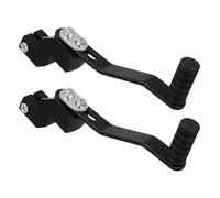 HAPINARY Palanca de Cambios Negro para Motocicleta de Aleación de Aluminio 2 Piezas, Diseño Elegante y Funcional para Dirt Bike y Uso en Motocross