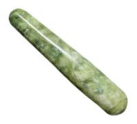 HAPINARY Palitos De Masaje De Jade, Herramienta De Masaje De Acupresión, Masajeador Portátil, Equipo De Masaje, Palo Para Gua Sha, Palitos De Masaje Facial De Jade, Varilla De Punta