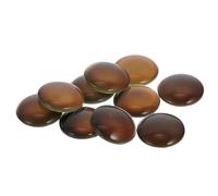 HAPINARY Parches de Piedras Preciosas de Vidrio 16 MM Redondos 10 Unidades Gemas Que Cambian de Color Sensibles a Temperatura para Decoración y Manualidades de Joyería DIY