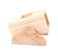 HAPINARY Parque De Juegos De Madera para Hámster Cajas Mecedoras Ideal para Ratones y Ardillas