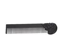 HAPINARY Peine De Barba De Zinc Aleación Peine Portátil Ligero Para Estilo y Cuidado Herramienta Multifuncional Para Hombres Diseño Compacto y Práctico Para Arreglar y Modelar Barbas