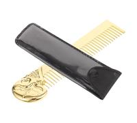 HAPINARY Peine De Barba y Cabello Para Hombres Diseño Compacto y Portátil Doble Cara Para Estilo Versátil Incluye Funda Color Elegante y Sofisticado