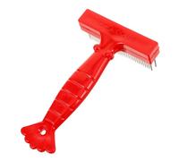 HAPINARY Peine Desenredante Para Perros De Pelo Cepillo Limpiador Para Mascotas Mango Ergonómico Acero Inoxidable