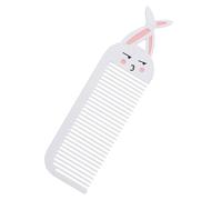 HAPINARY Peine Metálico Pequeño De Aleación De Zinc Para Niña Diseño De Zanahoria Cartoon Compacto Resistente y Antiencrespamiento Para Peinados Prolijos