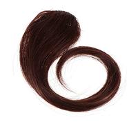 HAPINARY Peluca Falsa Flequillo Esponjosa Para Disfrazarse Peluca Para Mujer Castaño