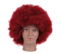 HAPINARY Peluca Rizada Africana para Mujer Negra Peluca Afro Corta y Esponjosa Rizos Naturales para Fiestas de Cosplay y Uso Diario