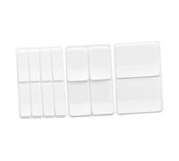 HAPINARY Pestañas Adhesivas Semitransparentes para Libros Etiquetas de Índice Escribibles de Grande Mediano Pequeño Resistentes y Duraderas para Marcadores de Lectura