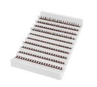 HAPINARY Pestañas Postizas Marrones Extensiones Individuales Naturales y Esponjosas Paquete De Pestañas Postizas Para Mujer Diario Especiales