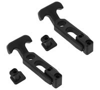 HAPINARY Pestillos de Tracción Elásticos para Capó de Coche, 2 Piezas Manija en T, Fabricados en Caucho y Metal para Uso en Refrigeradores y Maquinaria