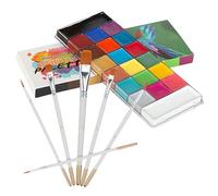 HAPINARY Pintura Facial Profesional Kit De Pintura Corporal Colores Brillantes Adecuado Para Eventos y Fiestas