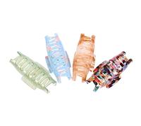 HAPINARY Pinza De Ácido Acético Gran Para El Cabello 4 Unidades Antideslizante Adecuado Para Mujeres