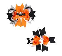 HAPINARY Pinza De Lazo Halloween Estilo Murciélago Calabaza Adecuado Para Disfraces No Daña El Cabello