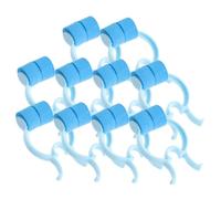 HAPINARY Pinzas Nasales para Entrenamiento Respiratorio, 16 Unidades, Clip para Detener Hemorragias Nasales, Tamaño Pequeño, Color Azul, Uso Doméstico para Terapia Respiratoria y Reducción