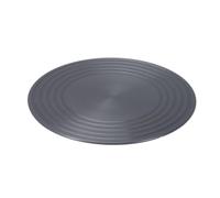 HAPINARY Placa Difusora de Calor Redonda de Aluminio para Quemador de Gas, Bandeja de Descongelación Negra que Protege Ollas y Crea Superficie de Cocción Plana