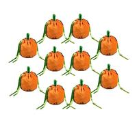 HAPINARY Plantador Colgante De 4 Piezas Cesta De Flores De Plástico Bolsa De Calabaza De 10 Unids Decorativa Para Dulces Para Interiores y Exteriores