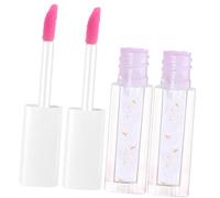 HAPINARY Pomada Labial Que Cambia de Color 2 Piezas Bálsamo Labial Hidratante Diseño Transparente No Transfiere para Mujeres Hidratación Efectiva de Llevar