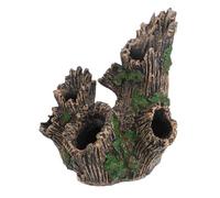 HAPINARY Porosos Los Árboles Decoración De Acuario Forma De De Árbol Cueva para Reptiles Escondite para Peces Acuario Adorno De Resina Artificial para Pecera Tocón Resistente Al para