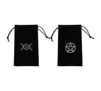 HAPINARY Porta Cartas De Tarot Bolsa Pentáculo Duradera Práctica Diseño De Pentáculo