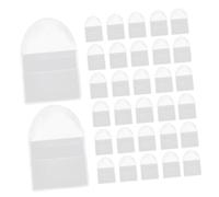 HAPINARY Portamonedas De Plástico Clip Rígido Funda Para Monedas 50 Unidades Bolsa Protectora Para Colección