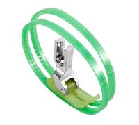 HAPINARY Prensatelas de Doble Rodillo para Máquina de Coser, Accesorio de Costura Portátil en Plástico Doble Aro, Pie para Puntada Satén y Patchwork, Resistente al Desgaste, Uso