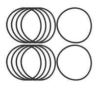 HAPINARY Pulseras de Silicona Ligeras y Detalladas 100 Piezas Negras Minimalistas Accesorios Pelo y Pulseras Estéticas Retro para Mujer para Uso Diario y Ocasiones Formales