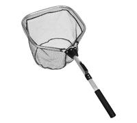HAPINARY Red de Pesca Portátil Bolsa de Silicona y Estructura Resistente de Aluminio para Pesca Manual en Mar y Caza de Mariposas