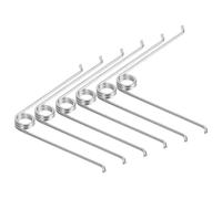 HAPINARY Reemplazo del resorte de la podadora, Recorte de resortes de acero, 6Pcs, plata, en forma de V, para ramas y tijeras de podar, agarre cómodo, para herramientas de poda de jardín