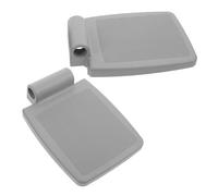 HAPINARY Reposapiés Diseño de Soporte Seguro para Silla de Ruedas de Pp 2 Piezas y Diámetro de Adaptador 22mm para Mejorar Movilidad y Seguridad