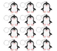 HAPINARY Set de 24 Llaveros Pinguino de Pvc Suave, Ligeros y Duraderos, Ideales para Cotillones y Decoración en Fiestas Temáticas de Animales