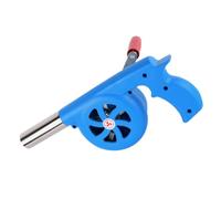 HAPINARY Soplador de Aire para Barbacoa Manual Manivela, Azul